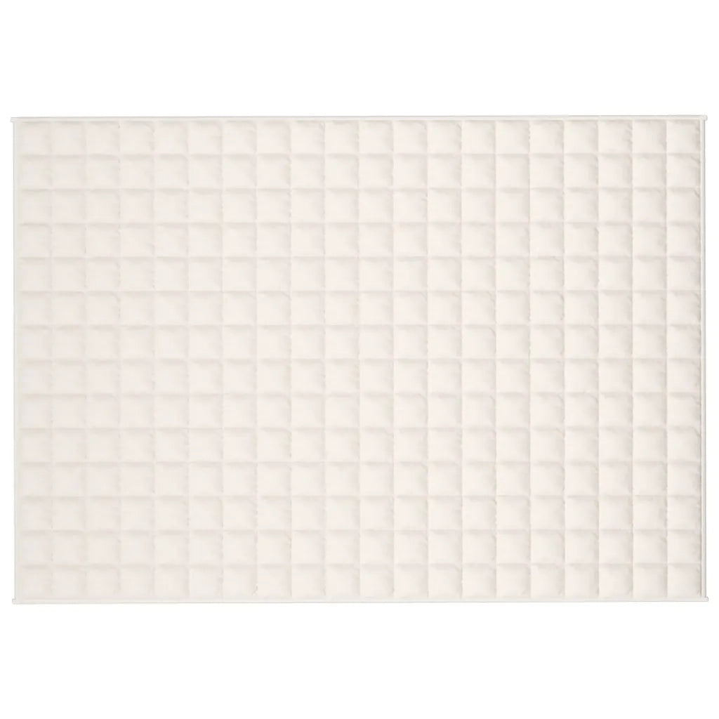 Coperta Ponderata Crema Chiaro 135x200 cm 6 kg Tessuto