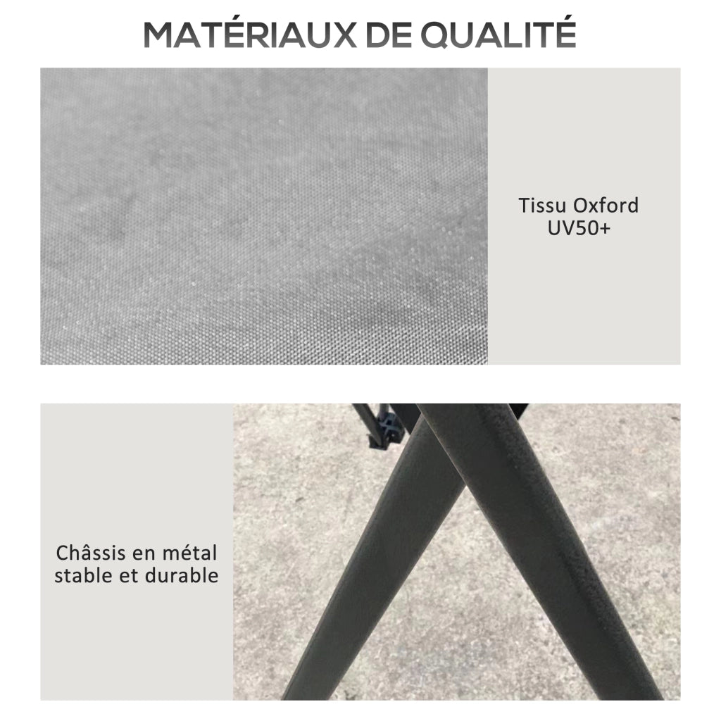 Tendone da giardino pieghevole ¨C Minimal ¨C grigio 4x4 m