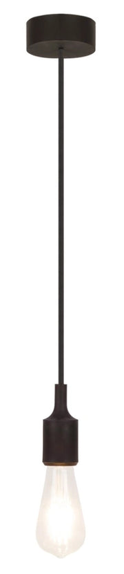Lampada sospensione industriale Rabalux Roxy E27 nera