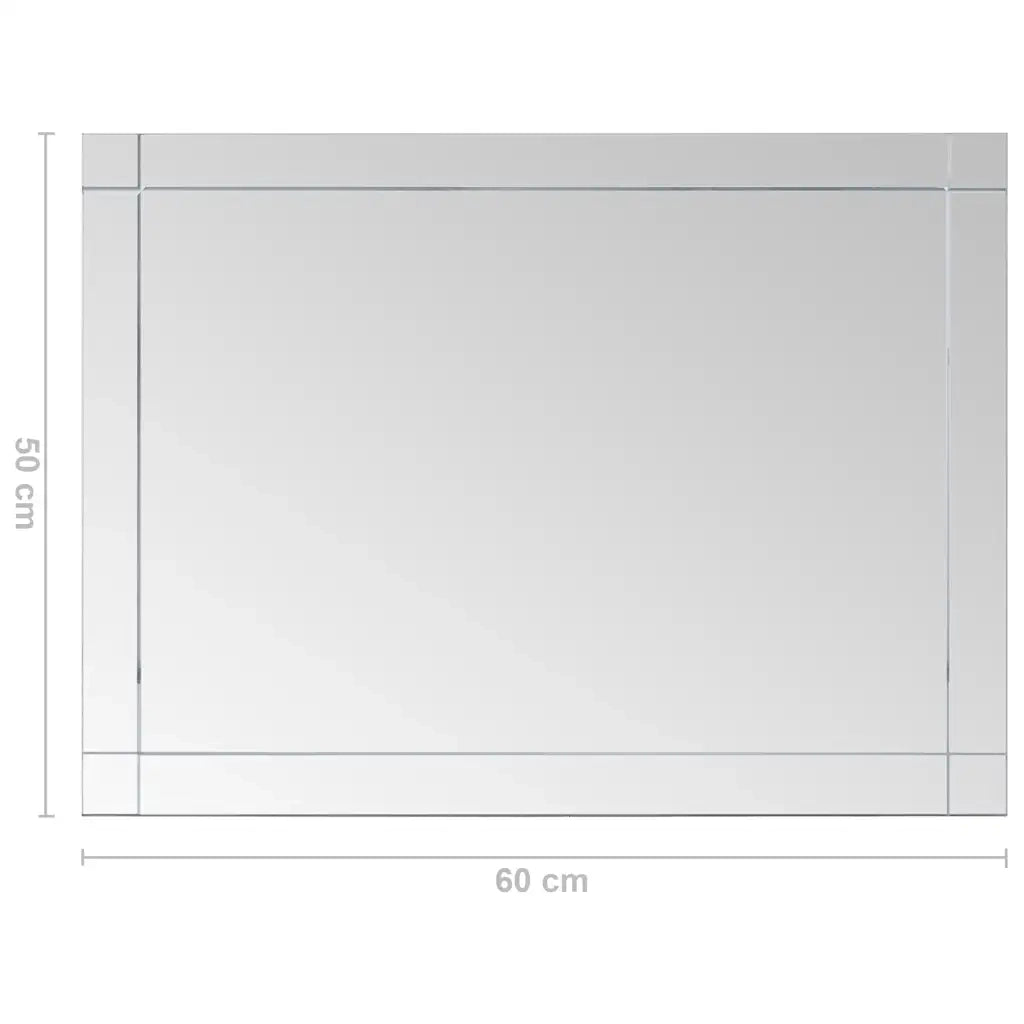 Specchio da Parete | Specchio decorativo 60x50 cm in Vetro