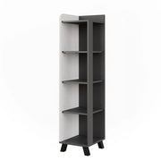 Vicco mobiletto bagno Antracite/bianco 30 x 128 cm con scomparti