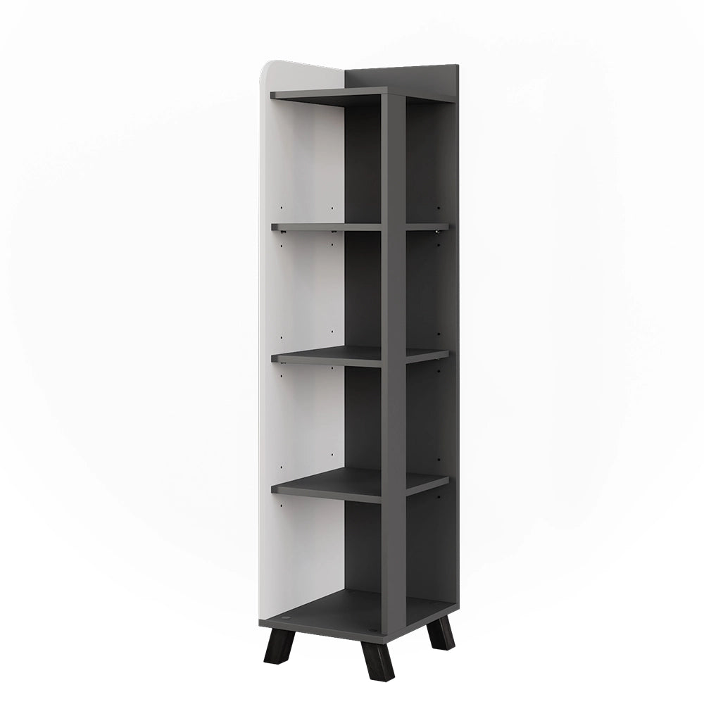 Vicco mobiletto bagno Antracite/bianco 30 x 128 cm con scomparti