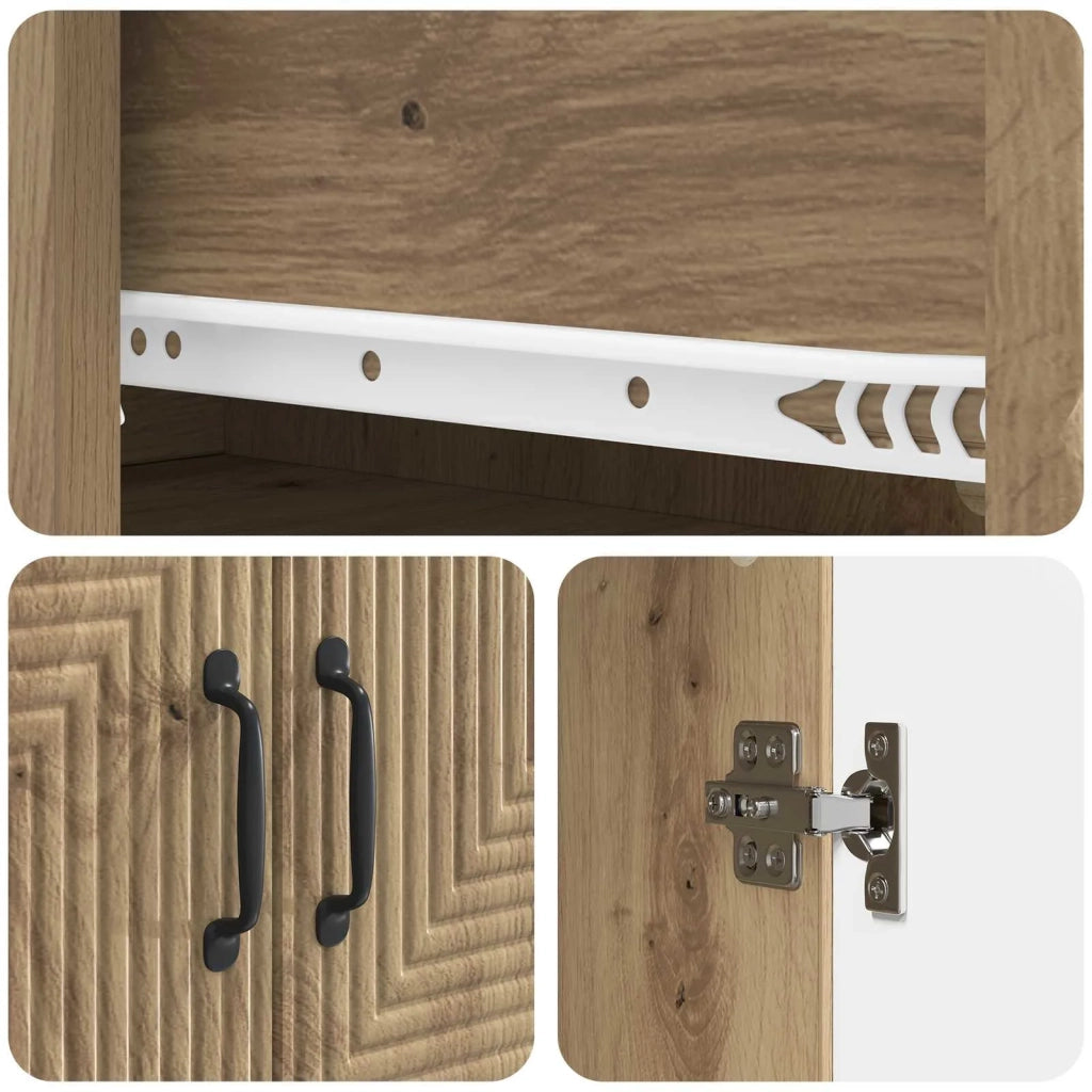 Set di armadi 2 pz 66 x 34,5 x 90 cm Legno ingegnerizzato 3416645