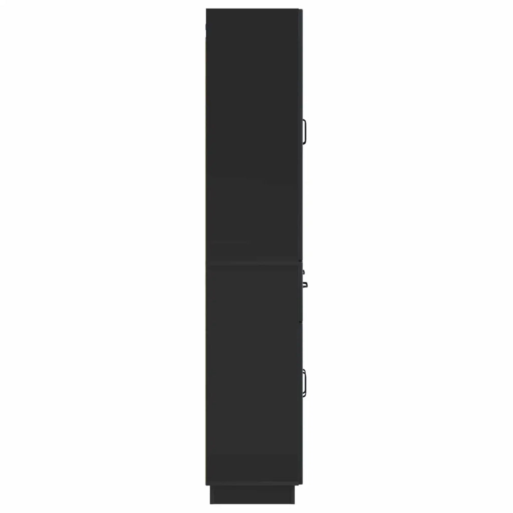 Set di armadi 2 pz Nero Legno ingegnerizzato 3416827