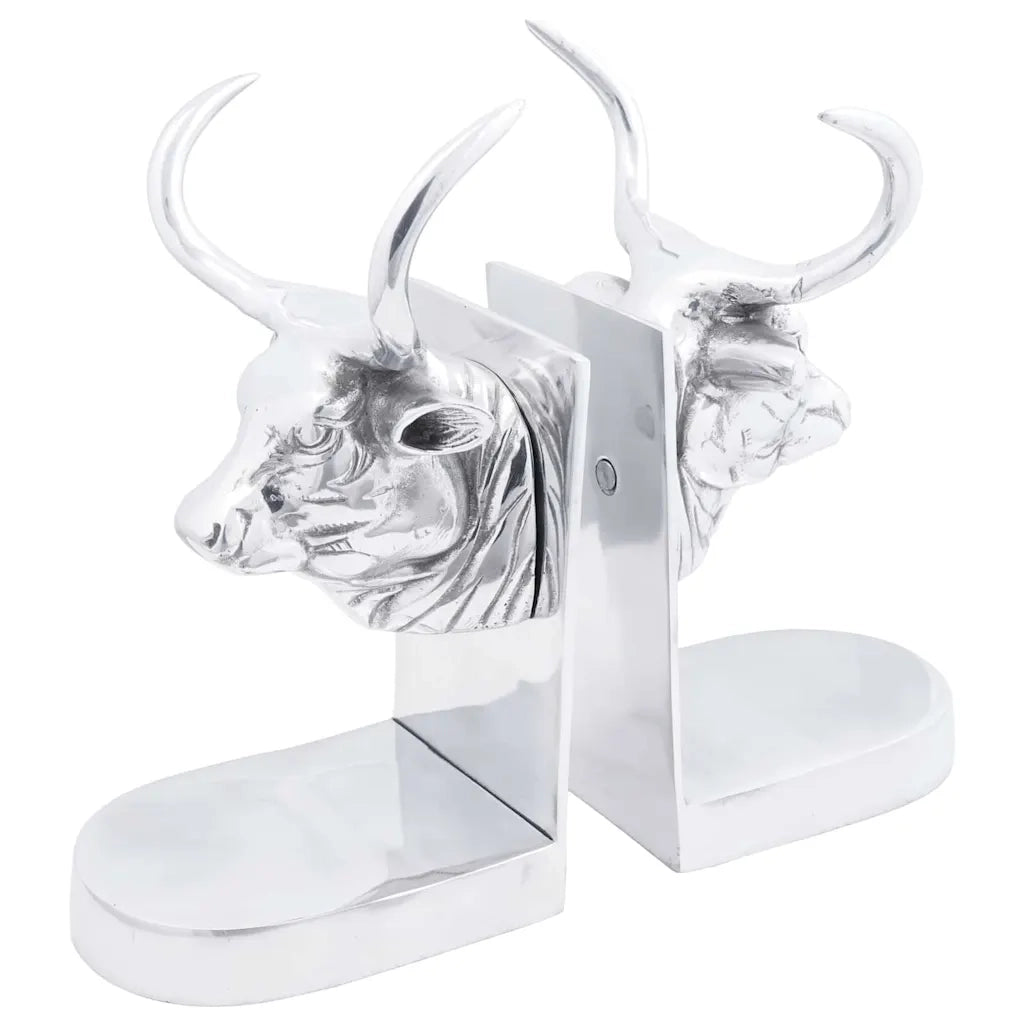 Fermalibri 2 pz Argento 17 x 15 x 27 cm Alluminio CFW7076072