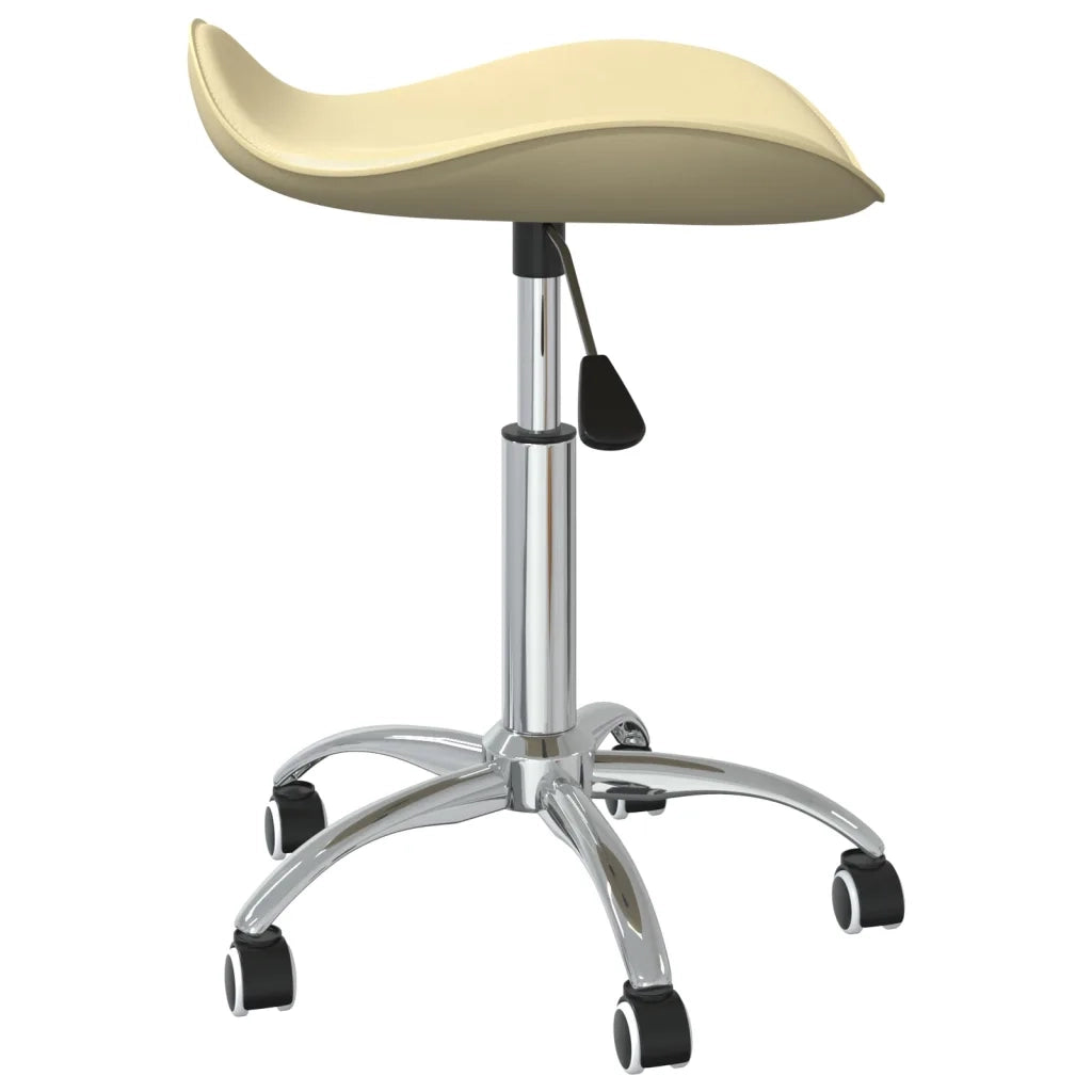 Sedia da Pranzo Girevole Crema in Similpelle 3088569