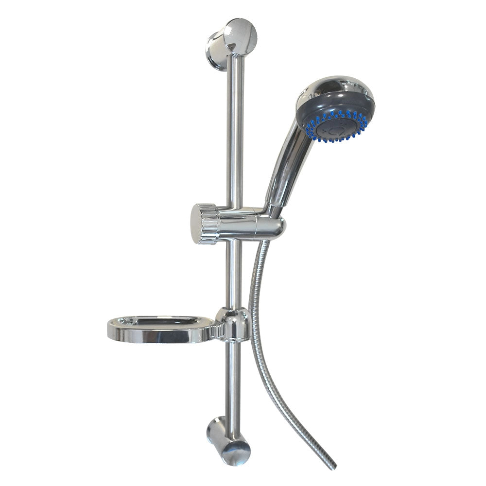 SALISCENDI DOCCIA LINEA 'DARK GREY' 3 getti  - FLUXY