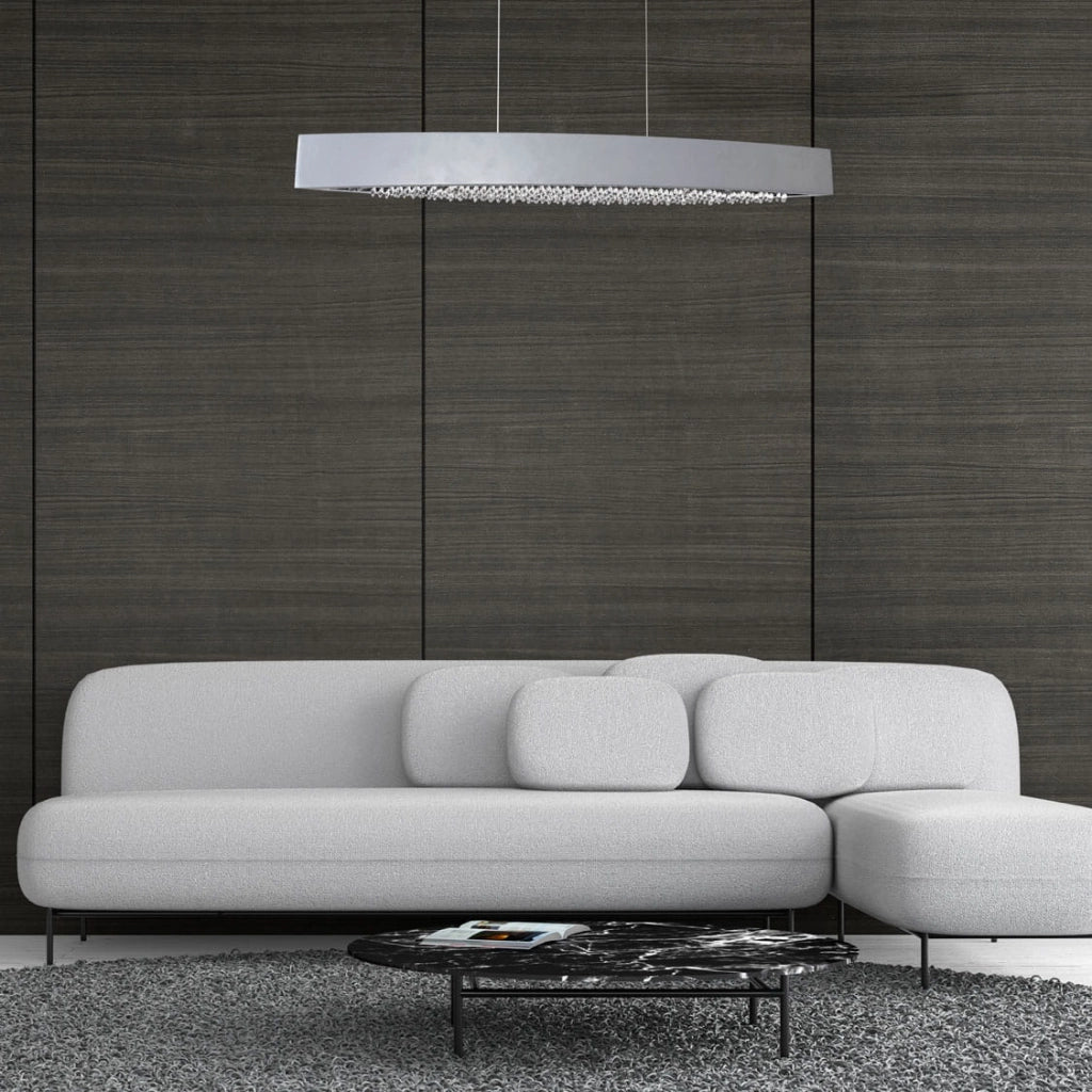 Lampada sospensione Milagro Bocca ML016 cristallo LED 4000K