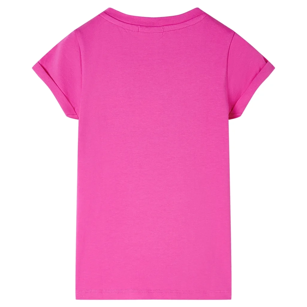 Maglietta da Bambina Rosa Scuro 104