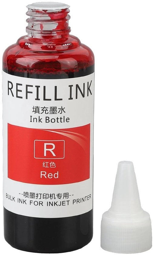 Stampante per superfici di carta - 100ml - Adesivo per stampi - Rapido asciugamento - Alta aderenza - Applicatore - Adatto per superfici di carta - Adesivo per stampi - Eierstempelinkt: 100ml - Stempelinkt