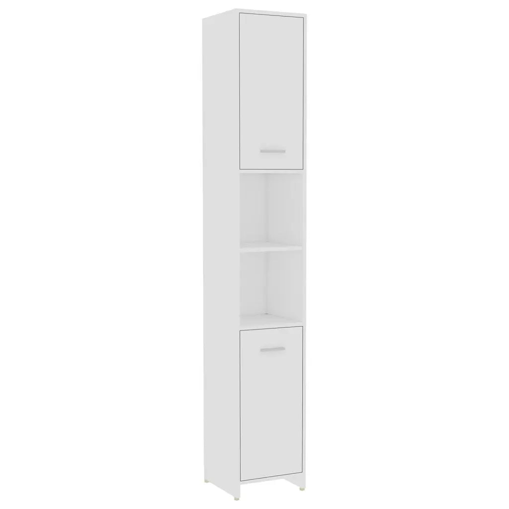 Set Mobili da Bagno | Armadio da bagno 4 pz Bianco