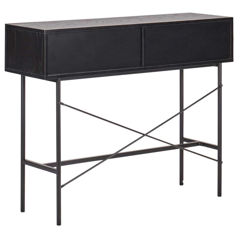 Consolle a 3 cassetti Nero  stile moderno