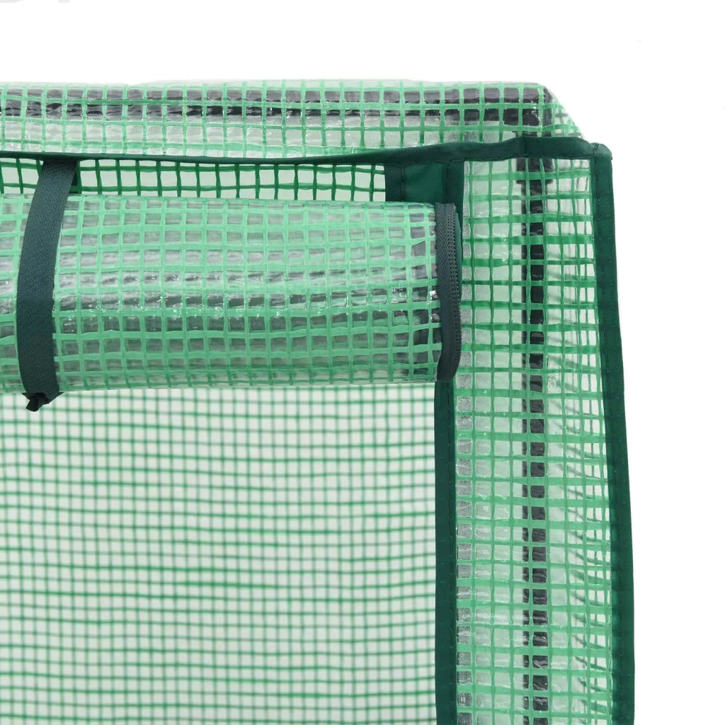 Vaso da Giardino con Copertura per Serra e Ruote Grigio Chiaro 3422932