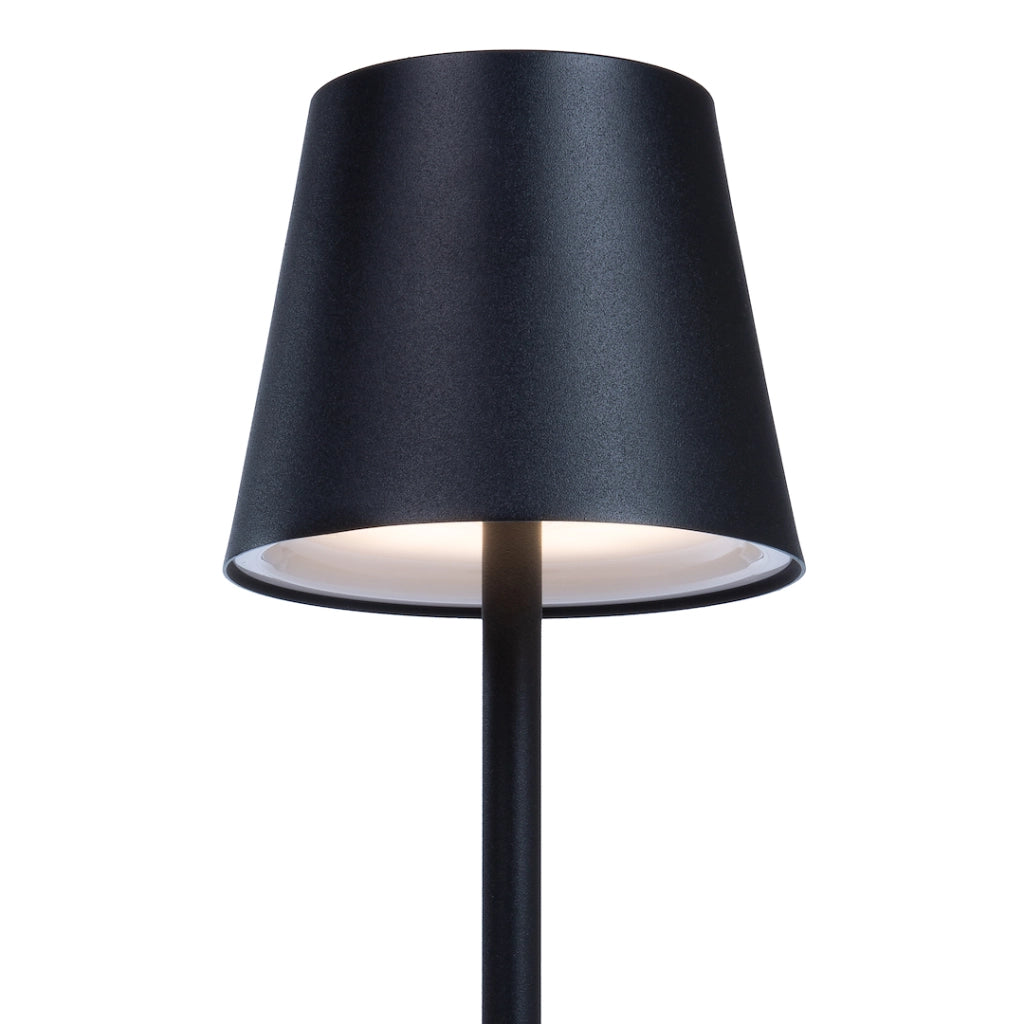 Lampada da tavolo outdoor nera USB LED 3W IP44 Virgin