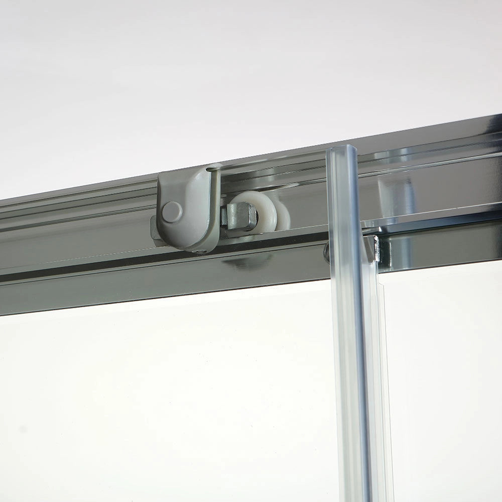 Porta doccia nicchia 110 cm cristallo trasparente