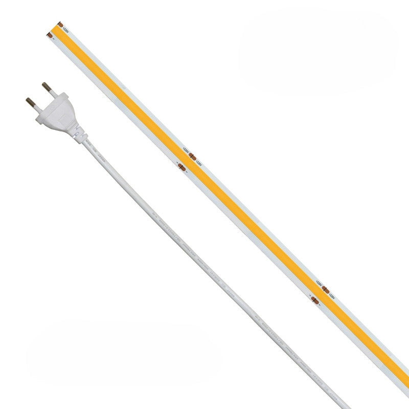 Striscia Led 5m COB IP20 Monocolore Da 15W/MT 24V - 3000K