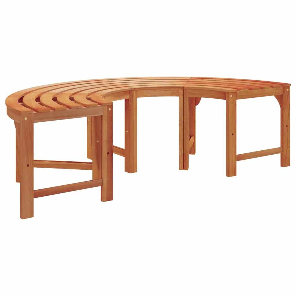 Panchina per Alberi Naturale 160 x 80 x 45cm 4108060