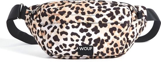 Borsa da vita con panterprint per donna