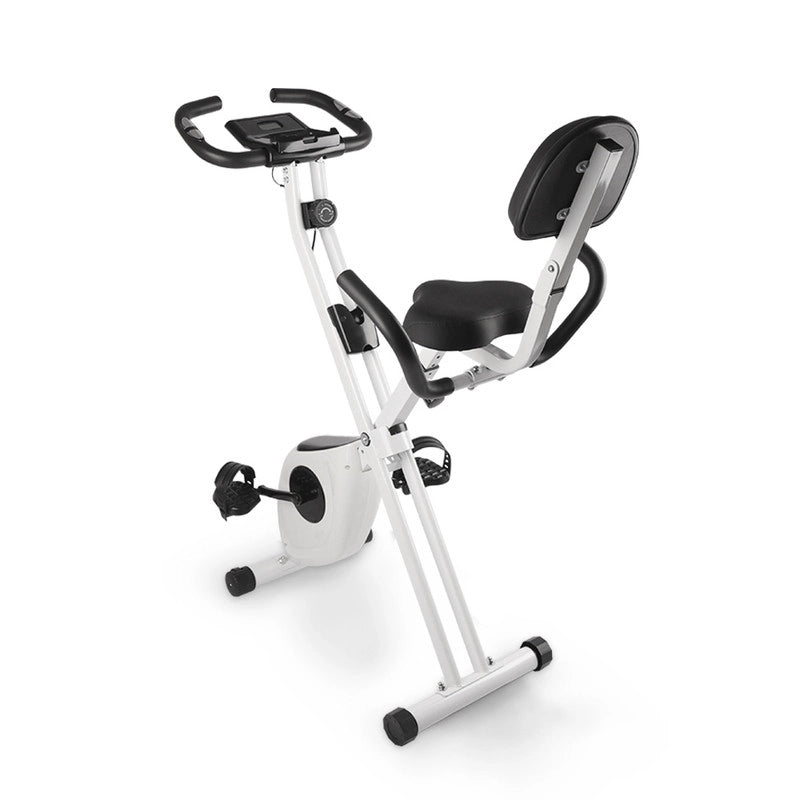 Cyclette pieghevole , resistenza magnetica a 8 livelli, sedile regolabile, con volano magnetico da 2,5 kg, silenziosa e liscia
