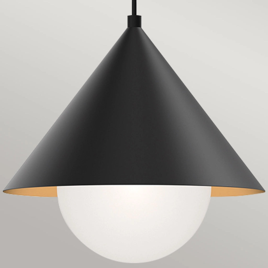 Alora Mood REMYCK lampada a sospensione Japandi nera E27