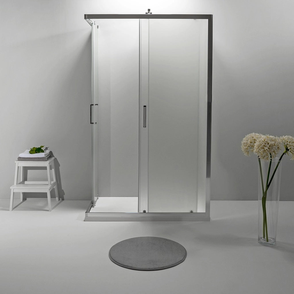 Box Doccia Elite Tre Lati 80x80x80 Cm Scorrevole Opaco