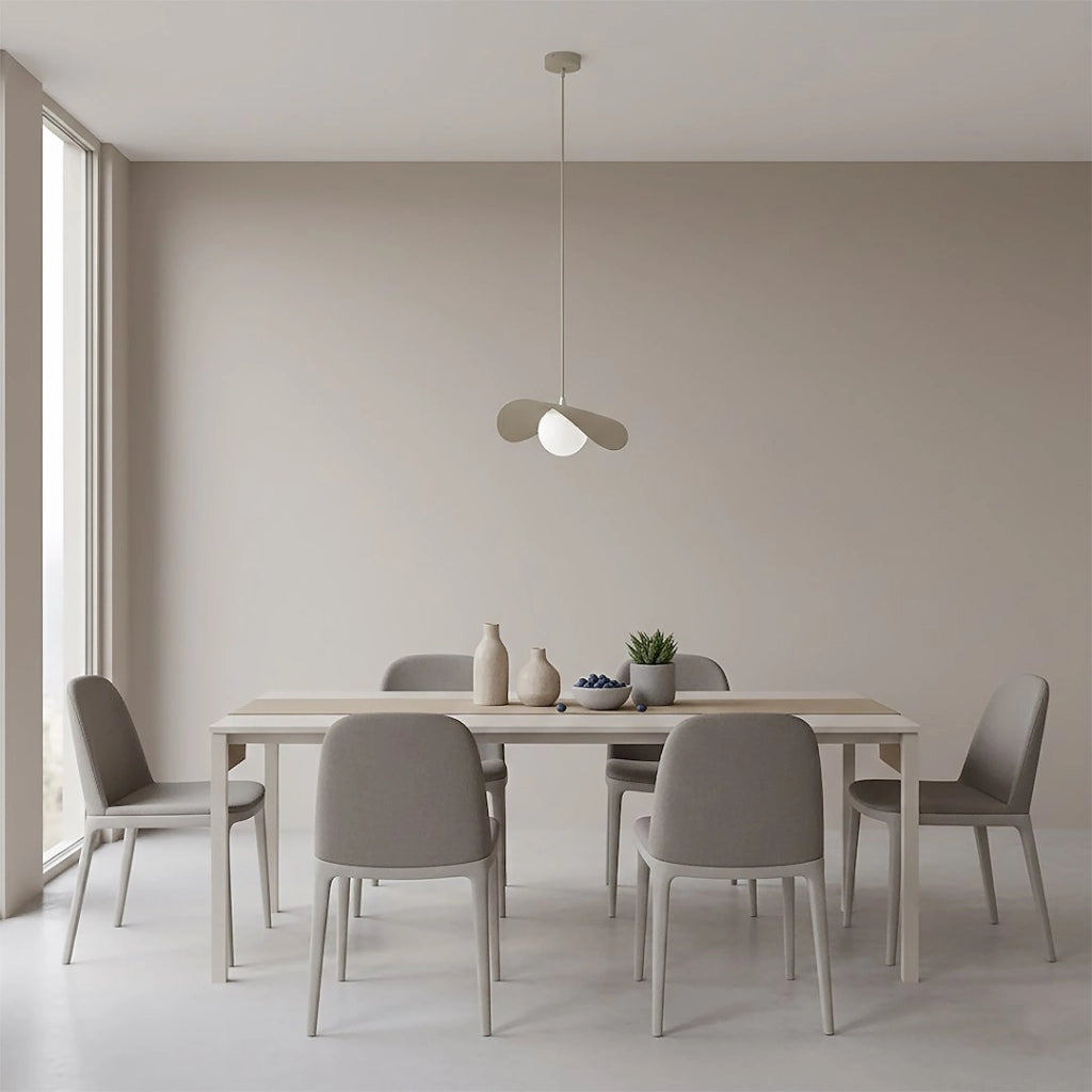 Lampada sospesa RITUAL 1xG9 beige bianca Emibig