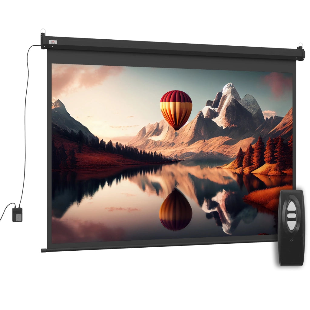 Schermo Proiettore Elettrico 100 Pollici ¨C Xylo ¨C 203x152cm 4:3 Motorizzato Telecomando Nero