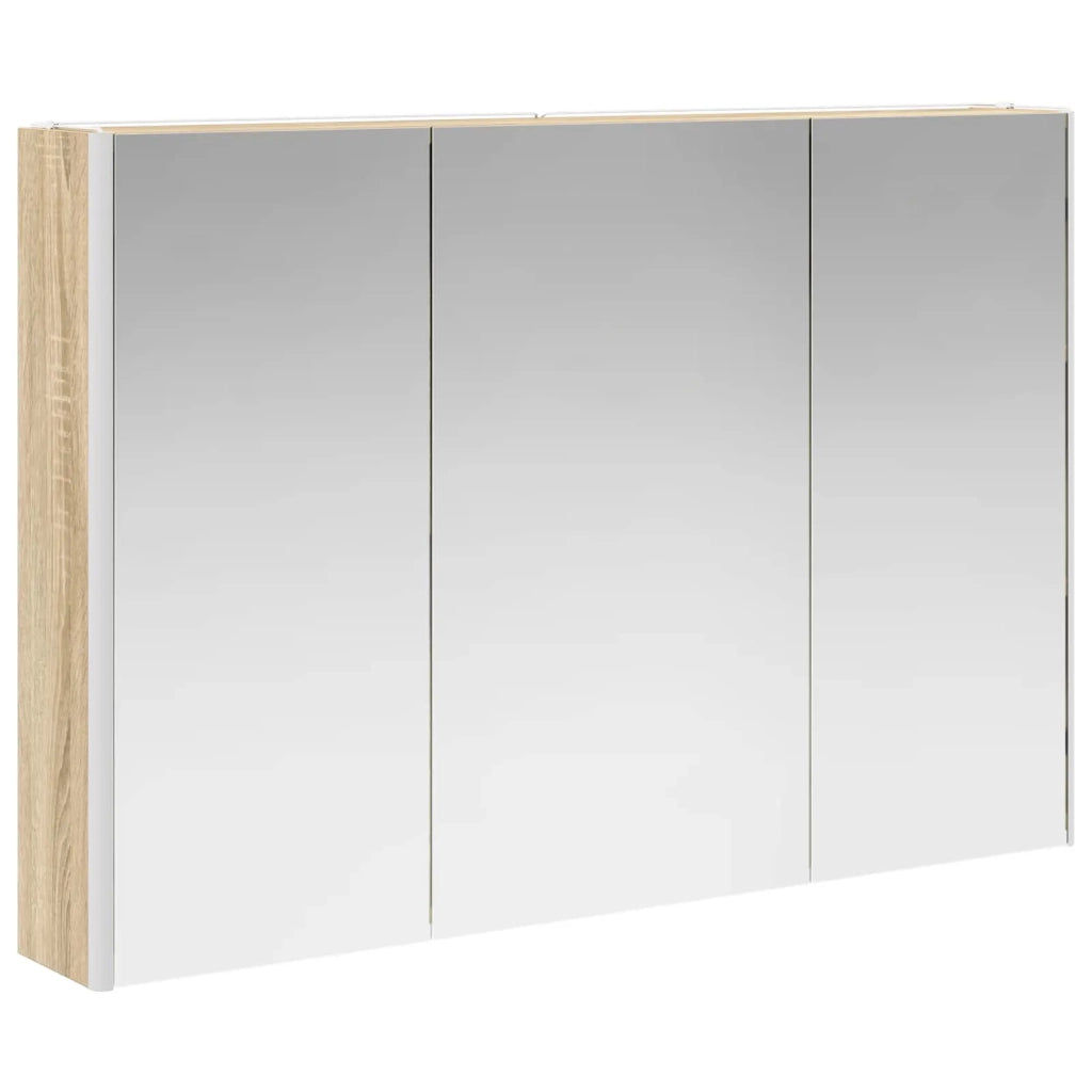 Mobiletto per specchio da bagno Rovere Sonoma 889273