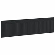 Testiera da Muro ALKMAAR Nero Legno ingegnerizzato 896266