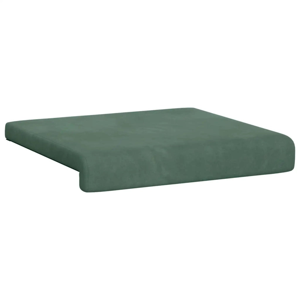 Cuscino per panchina 2 pcs Velluto Verde Mare Profondità 35 cm 42043032