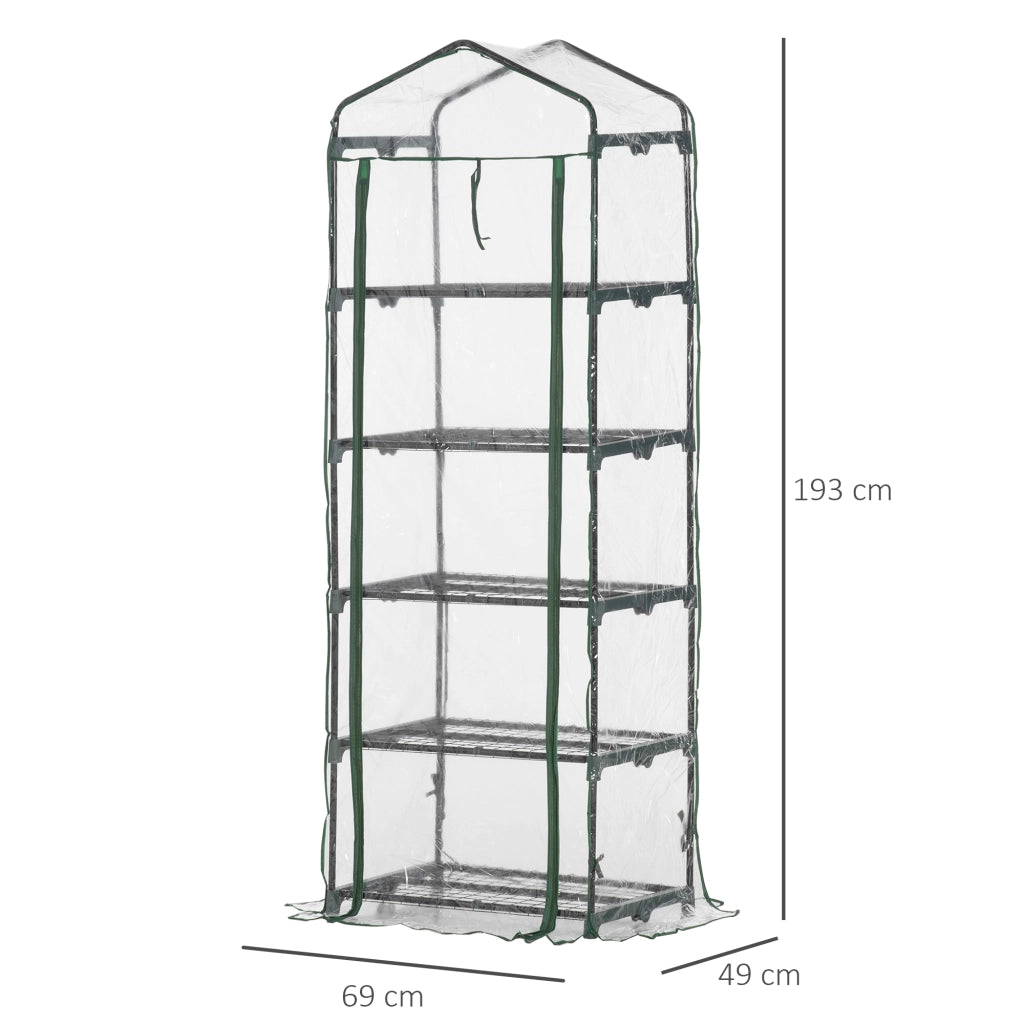 Serra da Giardino ¨C Minimal ¨C Grigio Trasparente 69x49x193 cm
