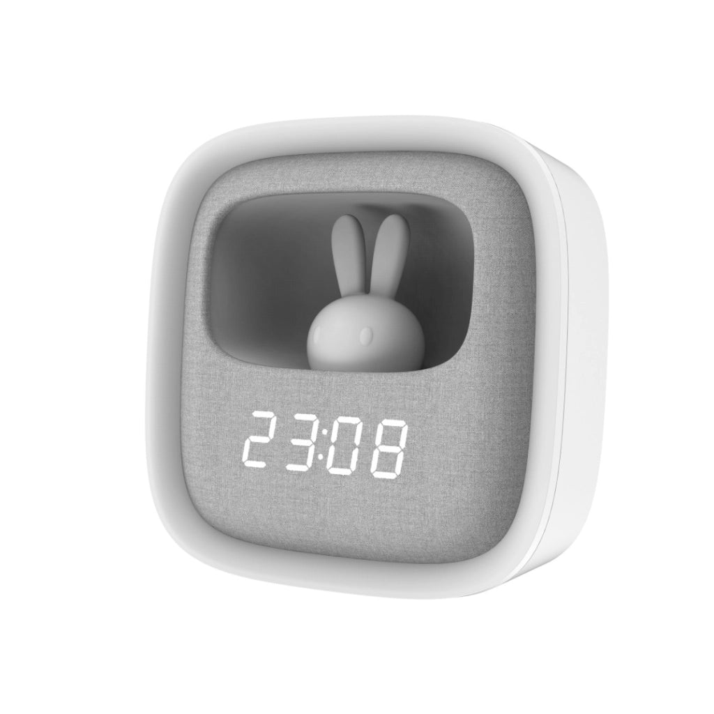 Lampada notte LED coniglio bianca sveglia Polux Bunny2