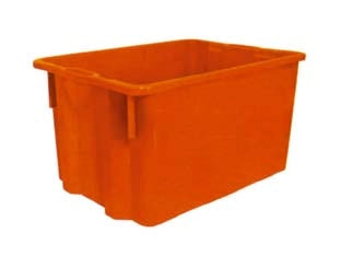 CASSA IN POLIPROPILENE SOVRAPPONIBILE INSERIBILE  lt.65 cm.63x44x34h.    ICS