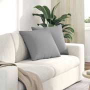 Cuscini da Divano 2 pcs Grigio Nuvola 50 x 50 cm Tessuto 42013967