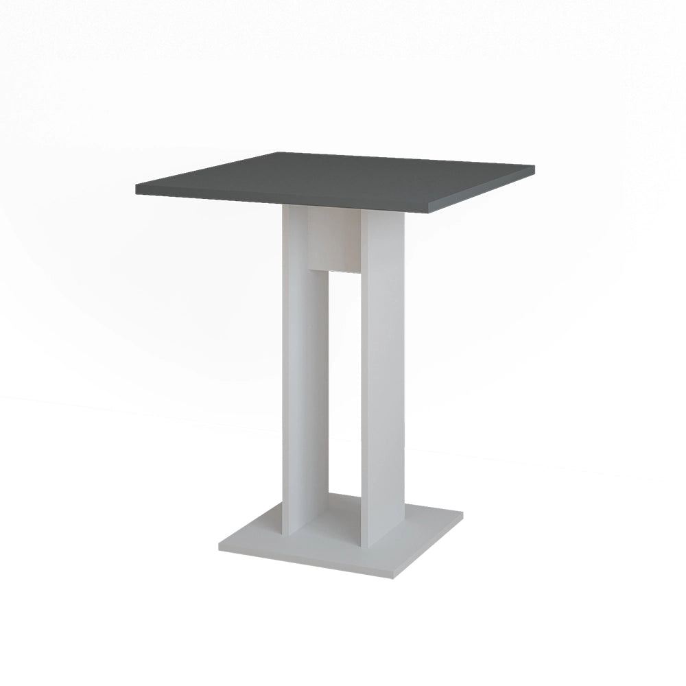 Vicco tavolo da pranzo Bianco/antracite 65 x 65 cm