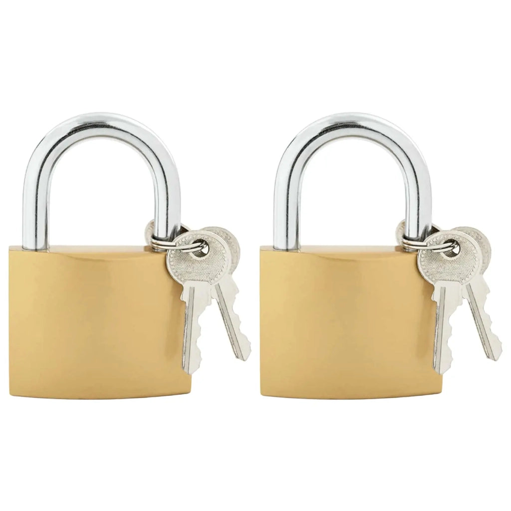 U Lock con Chiavi 2 pcs Ottone Ferro 42021934