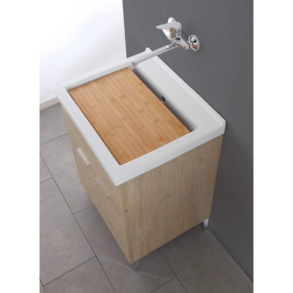 LAVATOIO STELLA 60X50XH82CM ROVERE DOLOMITE.
