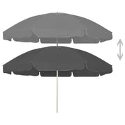 Ombrellone da Spiaggia Antracite 240 cm 314714