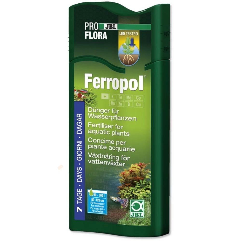 JBL ProFlora Ferropol - fertilizzante liquido completo con microelementi Formato: 500 ml
