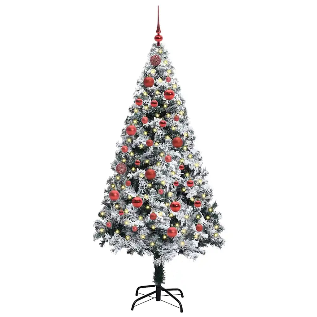 Albero di Natale artificiale con 150 LED Bianco 150 cm 3396949