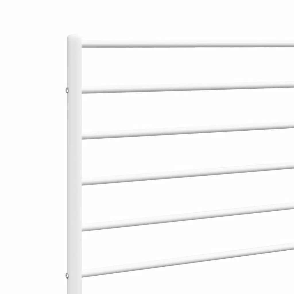 Testiera di Ricambio in Metallo Bianco 120 cm 352399