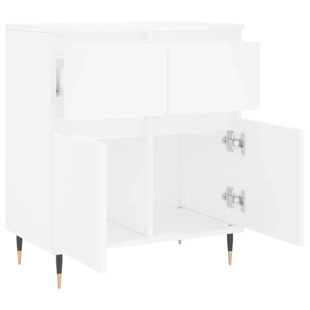 Credenza | Madia | Buffet da pranzo | Armadio da pranzo Bianca 60x35x70 cm in Legno Multistrato