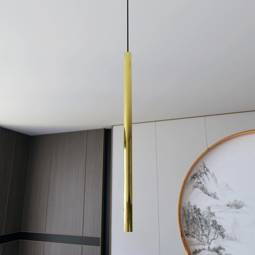Lampada a sospensione oro goccia regolabile Selter G9 8W Emibig
