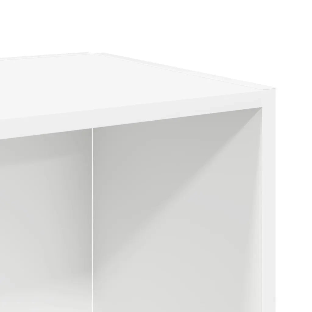 Pensile Angolare Bianco 33x33x67 cm in Legno Multistrato 809017