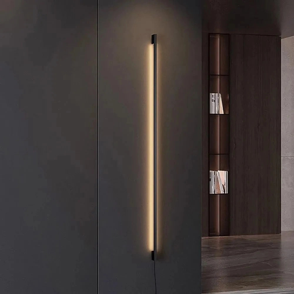 Applique Da Parete Led Lhj065-w 120cm Black