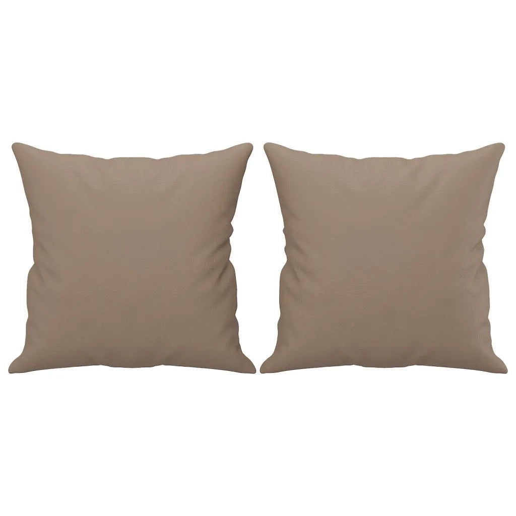 Set di Divani 3 pz con Cuscini Cappuccino in Similpelle 3201352