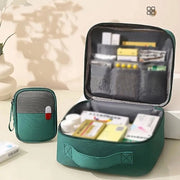 Set di contenitori - 2 pezzi - Verde - Borsa per medicinali