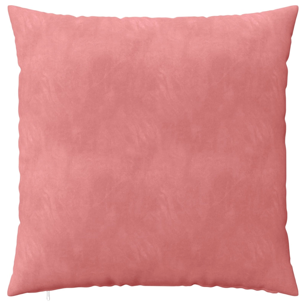 Federa 6 pcs HEERLEN Rosa 60 x 60 cm Velluto 912558