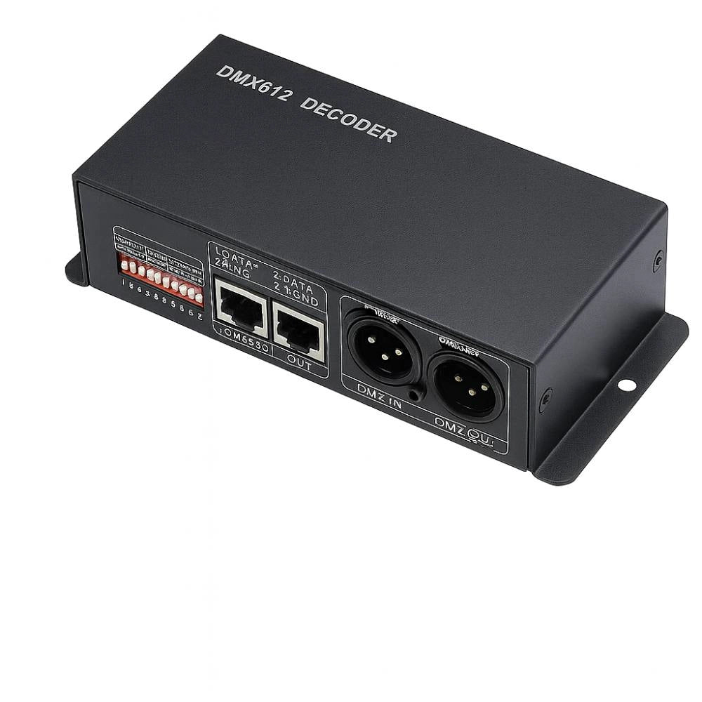 Optonica 6308 decoder dmx512 12a per controllo luci led professionale