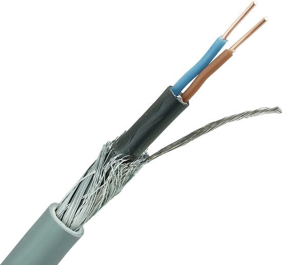 Cavo di terra 2x1,5 mm² per rotazione da 100 metri